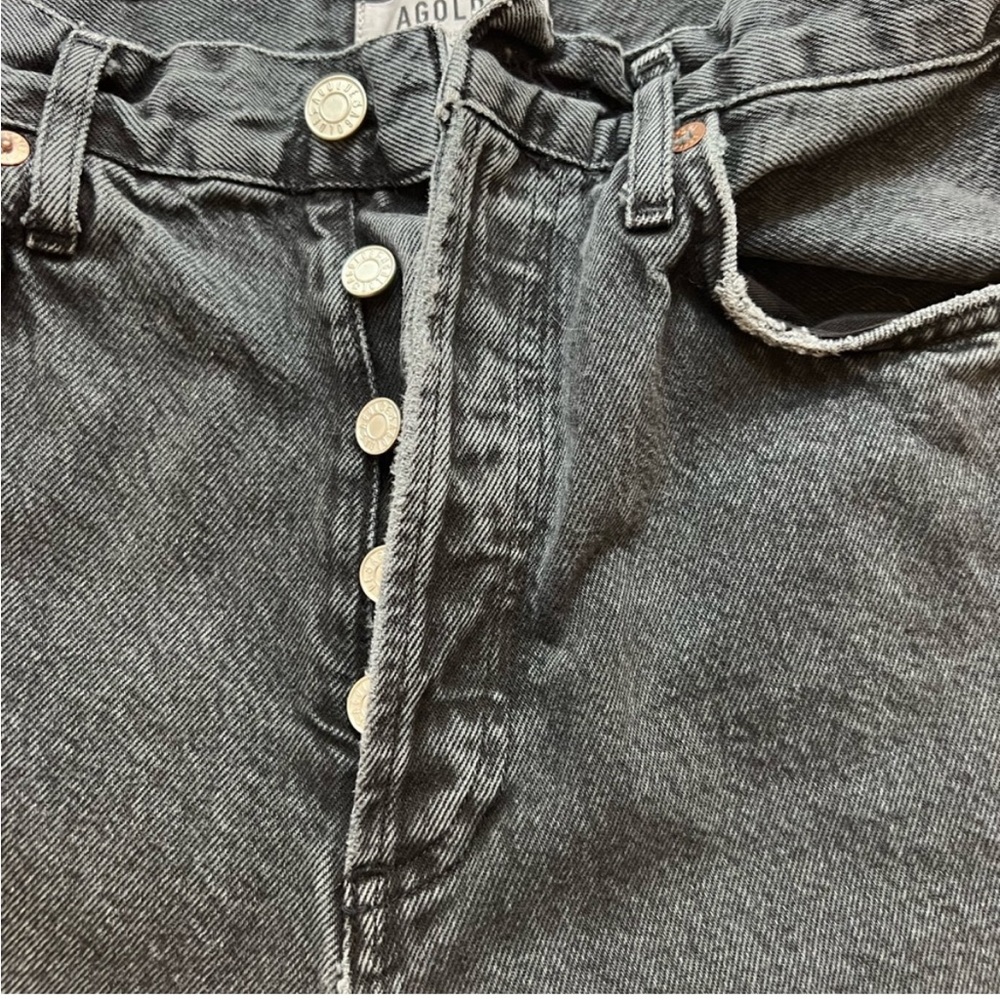 Agolde 90s pinch Waist Black Tea 25 - Picture 4 of 6